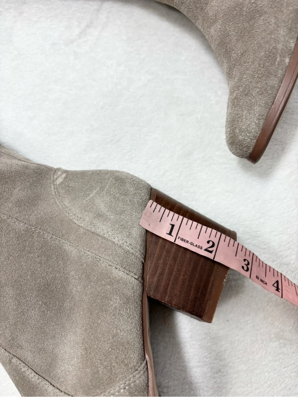 Sole Society Taupe‎ Cow Suede Over-the-Knee Boots 
